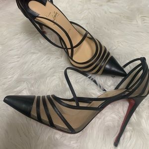 CHRISTIAN LOUBOUTIN Theodorella 100 leather pumps